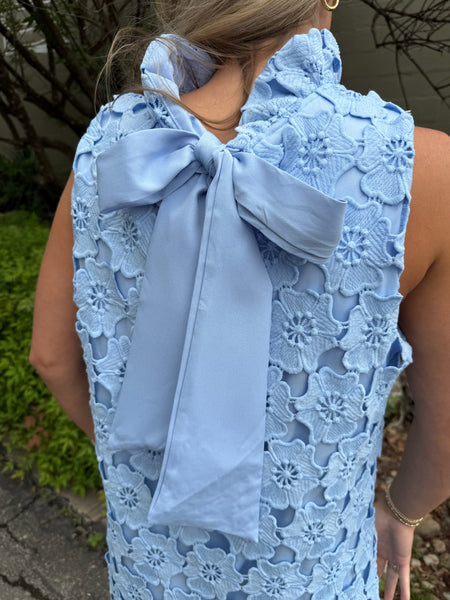 Floral Halter Lace Dress
