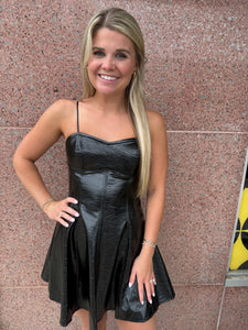 Hadley Leather Dress