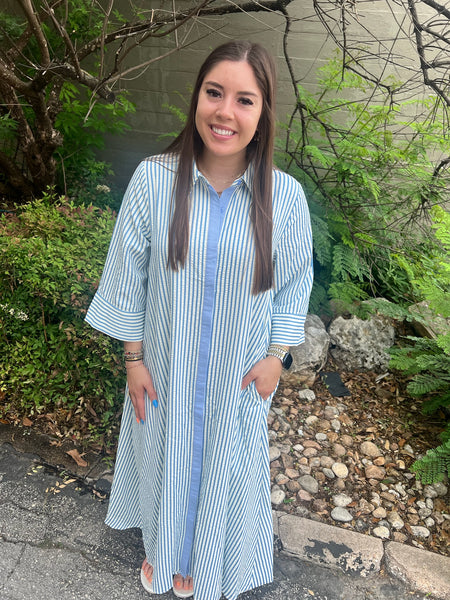 Jodi Striped Maxi Dress