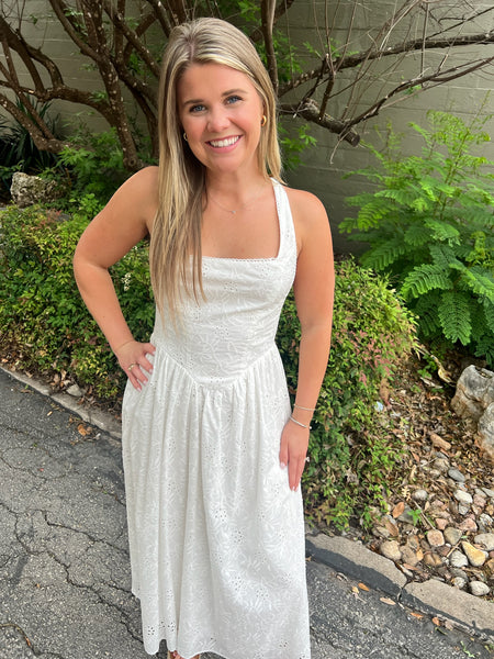 Giana Cross Back Maxi Dress