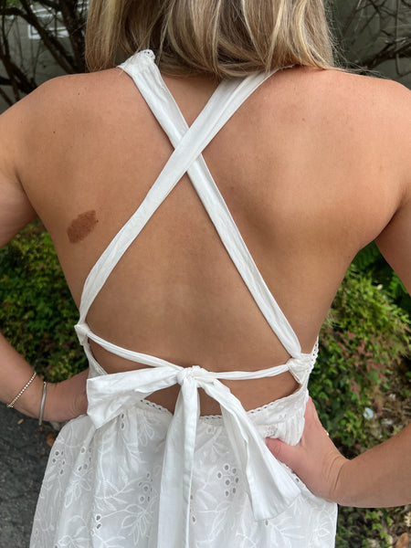 Giana Cross Back Maxi Dress