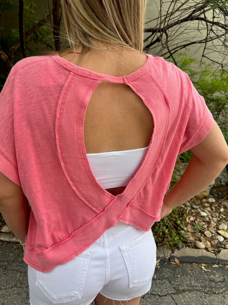Bailee Cross Back Top