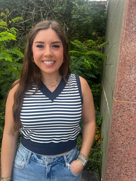 Mandy Striped Vest Top