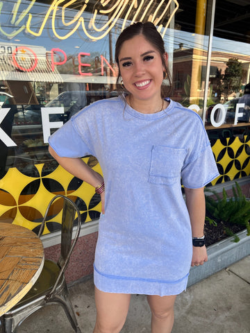 Oversize Shift Mini Dress