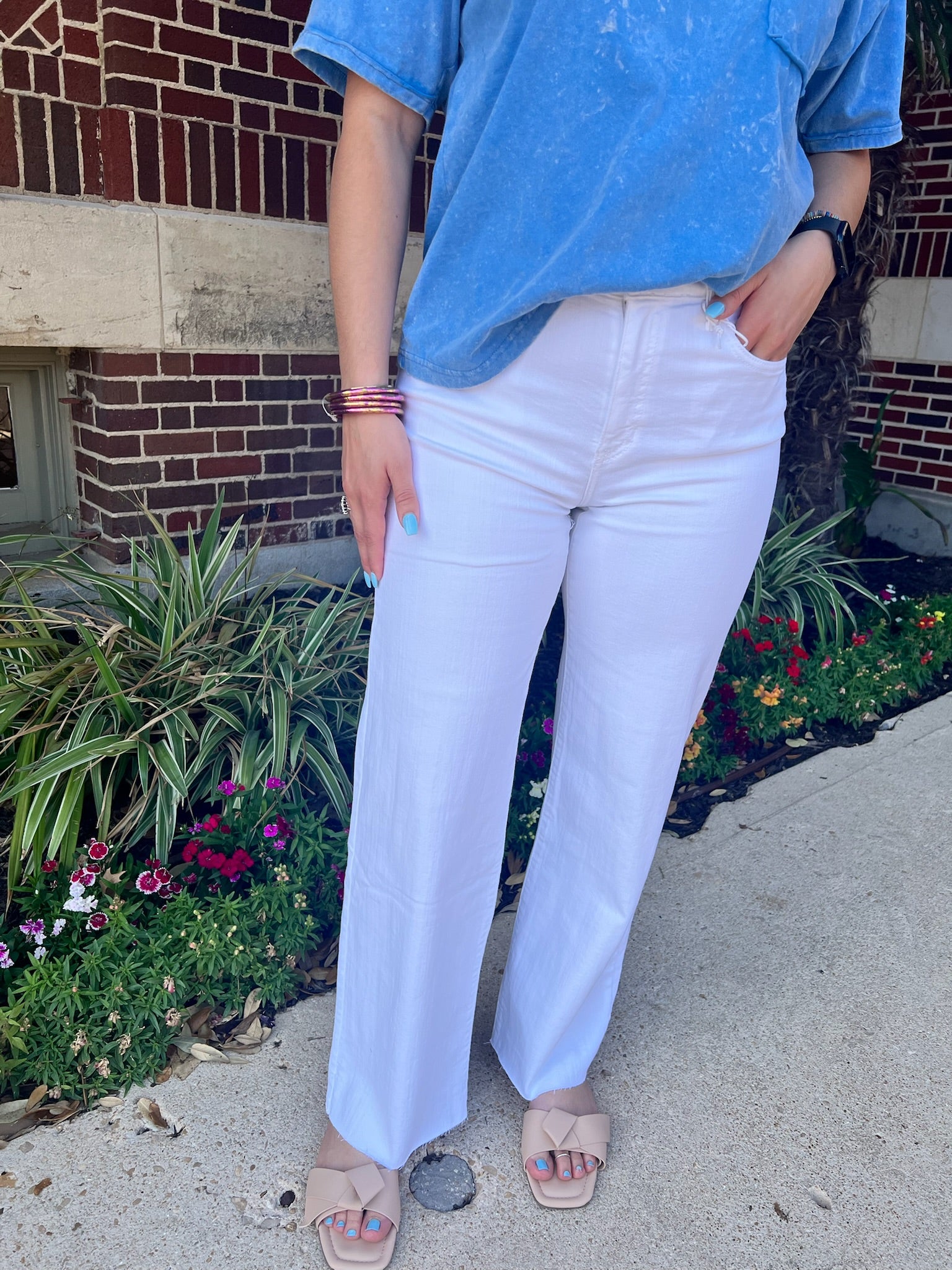 Slim Palazzo Pants
