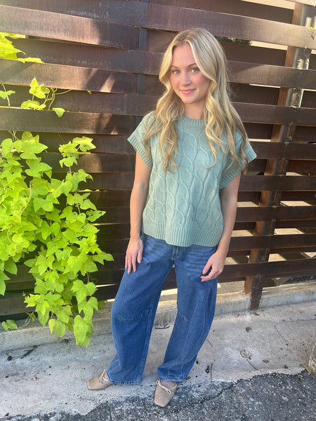 Super High Rise Tailored Barrel Jeans