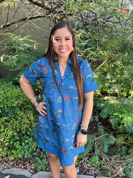 Cam Embroidered Dress