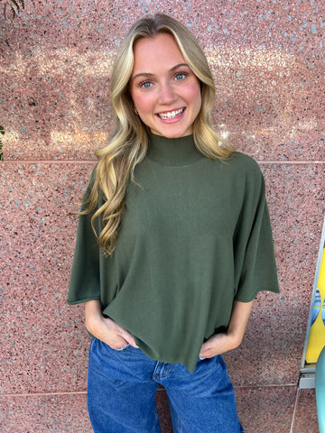 Kennedy Mock Neck Top