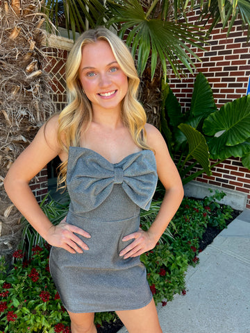 Bodycon Mini Dress with Bow