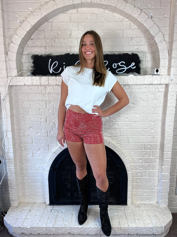 Game Day Studded Shorts
