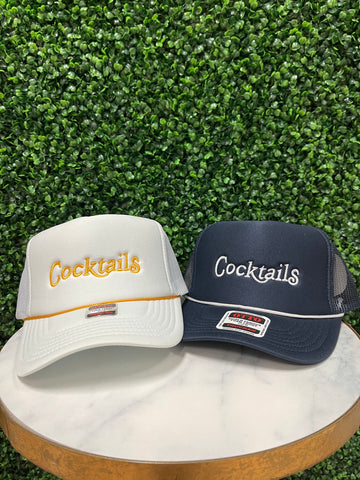 Cocktails Trucker Hat