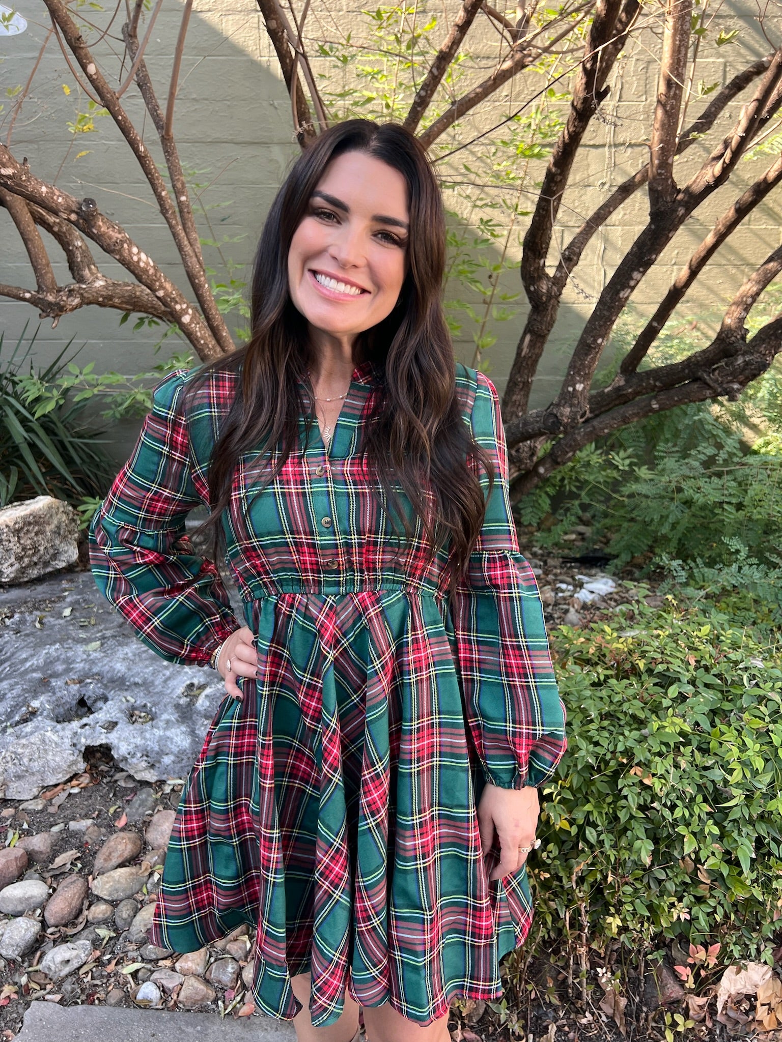 Christmas Plaid Dress