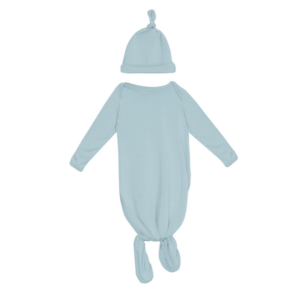 Knotted Gown & Hat Set