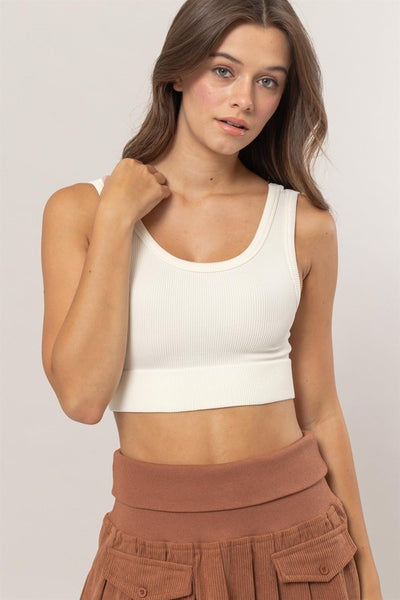 Washed Ribbed Bralette