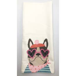 Frenchie Hand Towel