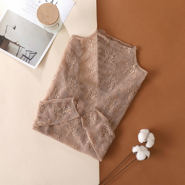 Semi Sheer Layering Top