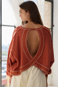 Reverse Stitch Top
