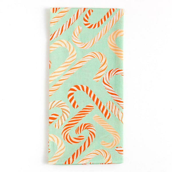 Candy Cane Kitchen Towel