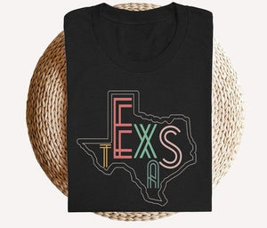 Neon Texas Graphic Shirt