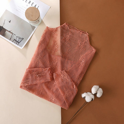 Semi Sheer Layering Top
