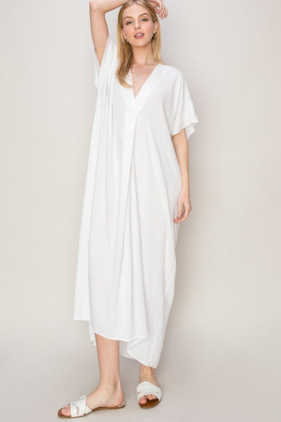 V Neck Cover Up Kaftan