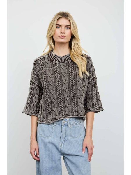 Sadie Cable Knit Sweater