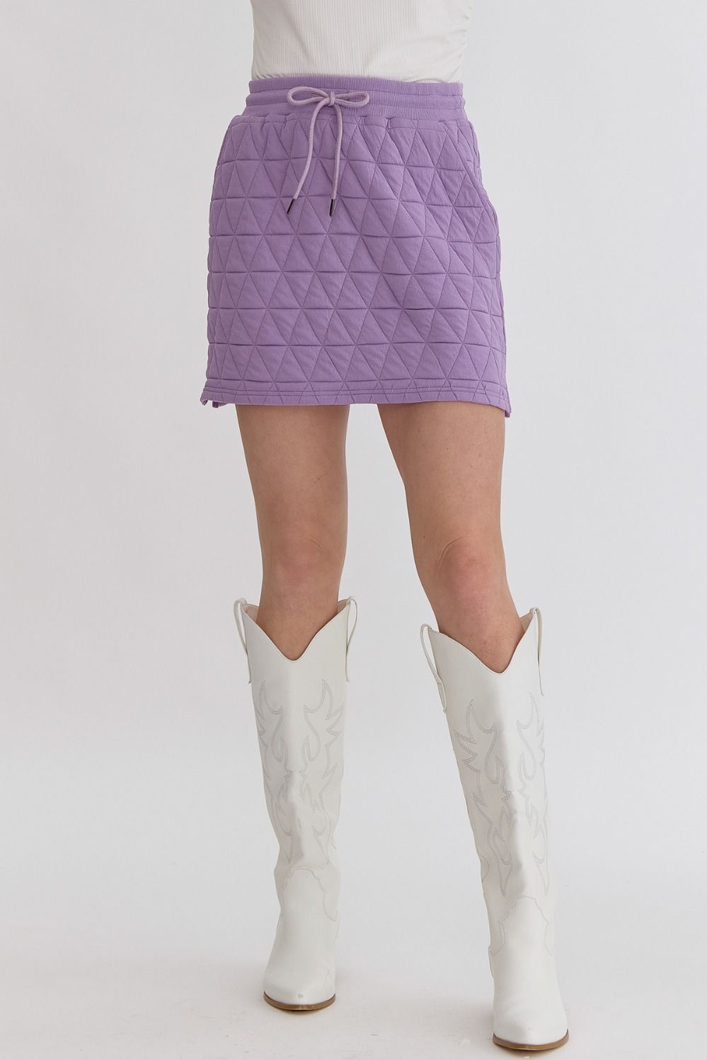 Camden Textured Skirt