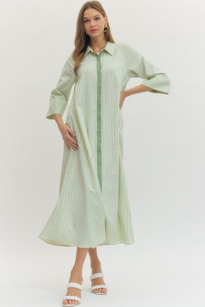 Jodi Striped Maxi Dress
