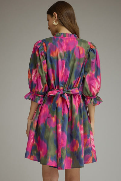 Hallie Abstract Mini Dress NEW