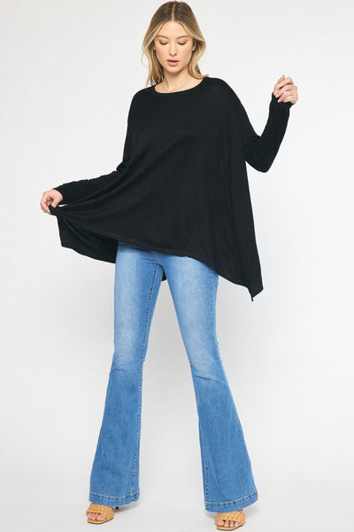 Heather Hi Low Knit Top - SALE