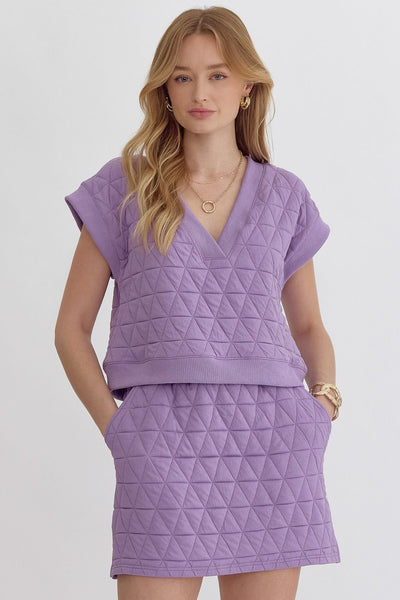 Camden Textured Skirt
