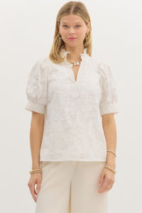Harper Embroidered Top