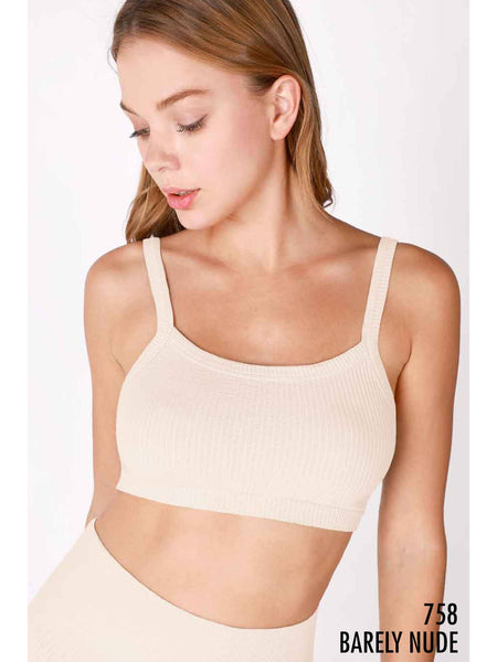 Ribbed Bralette Top