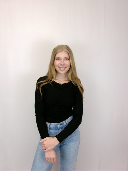 Basic Long Sleeve Crop-SALE
