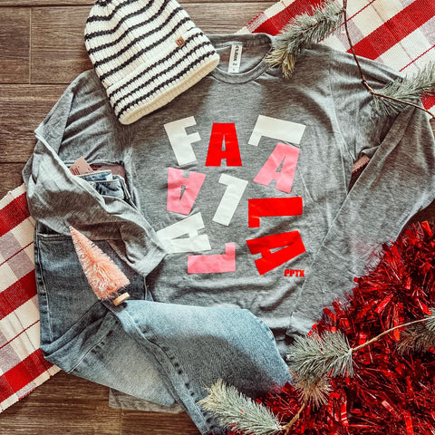 Fa La La La Long Sleeve Tee