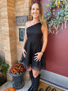Polka Dot Organza Dress-sale