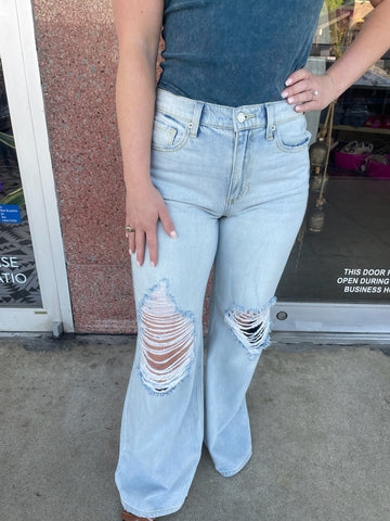 High Rise Extreme Flare Jeans