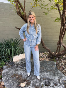 Nikki Long Sleeve Jumpsuit-SALE