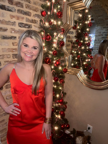 Rhinestone Strapped Dress-sale