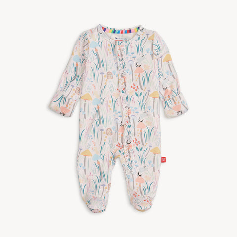 Shroom & Bloom Ruffle Footie