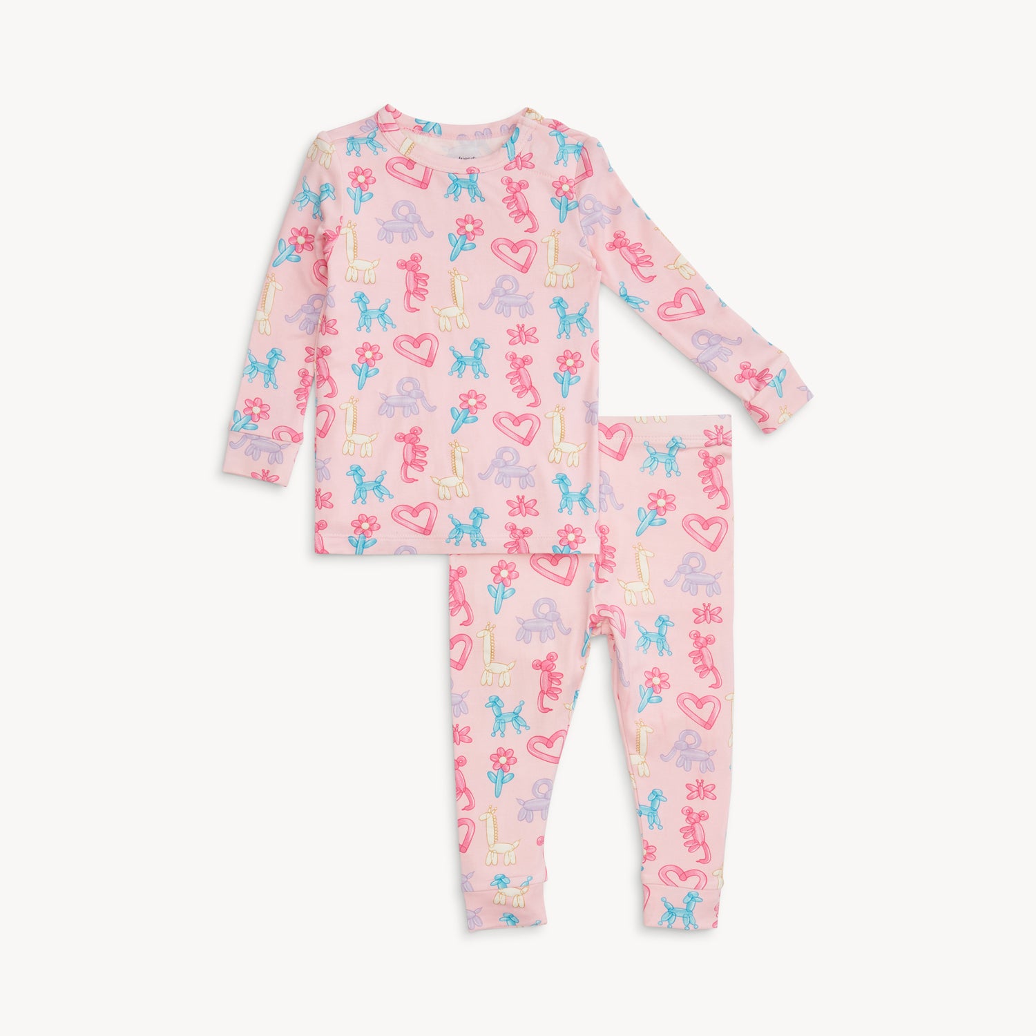 Pink Party Animals PJ Set