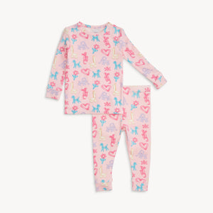 Pink Party Animals PJ Set