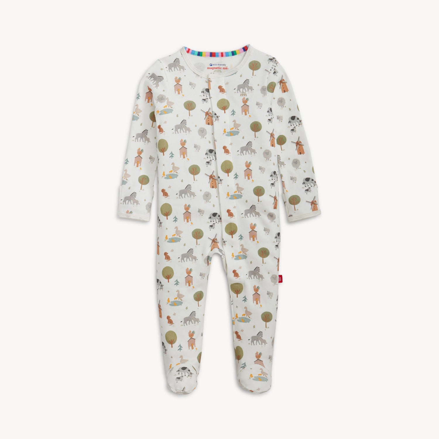 Funny Farm Organic Cotton Footie