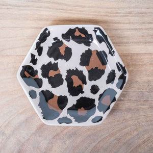 Leopard Print Trinket Dish