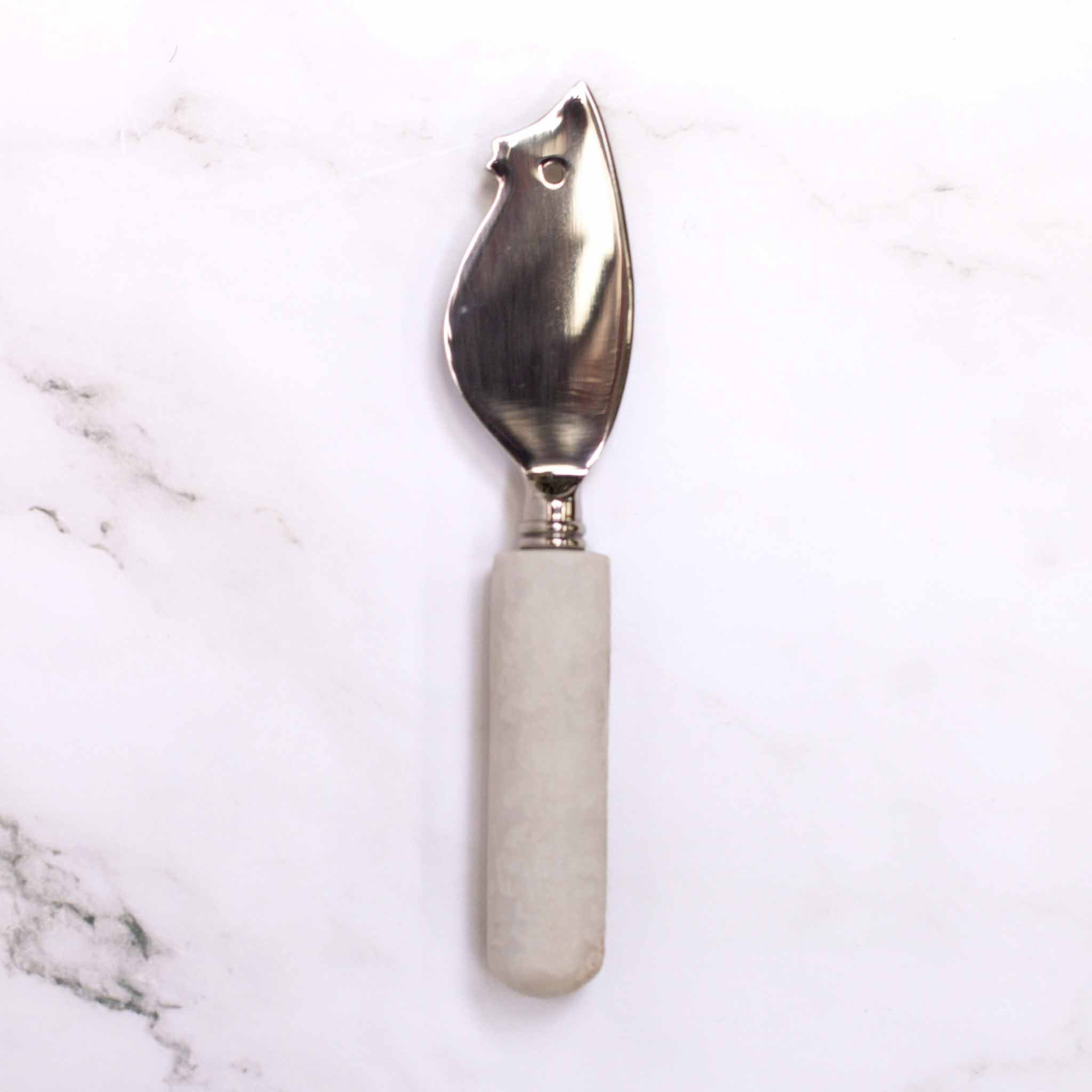 Leopard Print Etched Spreader