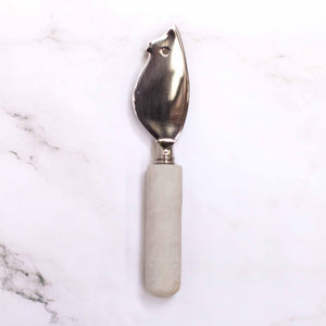 Leopard Print Etched Spreader