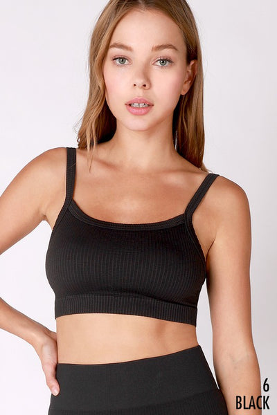 Ribbed Bralette Top