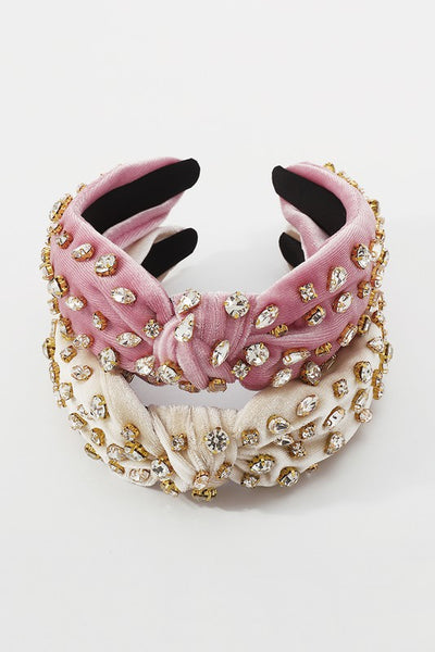Velvet Crystal Headband