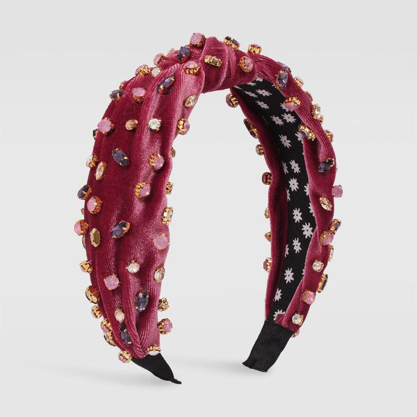 Velvet Crystal Headband