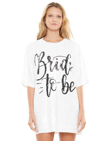 Bride To Be Sequin Dress